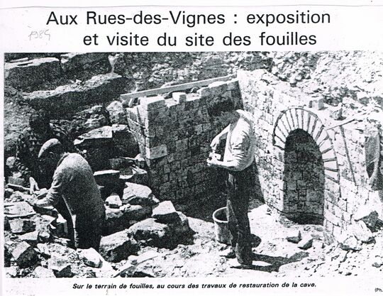 Entre 1984 et 1986, des entreprises spécialisées dans le patrimoine restaurent les vestiges archéologiques mis au jour lors de la fouille.