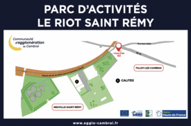 Panneau signalétique " Le Riot Saint Remy"