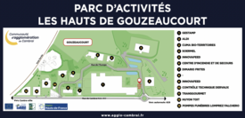 Panneau signalétique " Les hauts de Gouzeaucourt "
